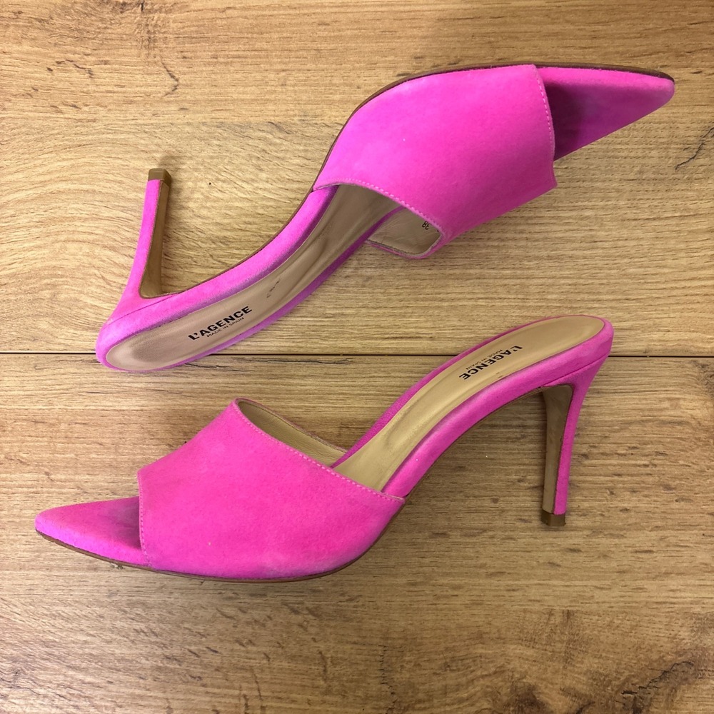 L'AGENCE Pink Mules - Picture 9 of 12